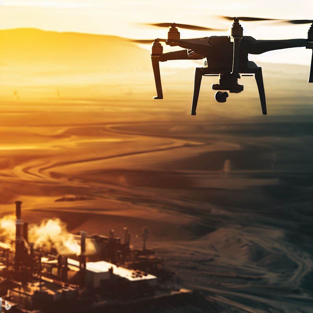Drones are an aid for Oil & gass mining